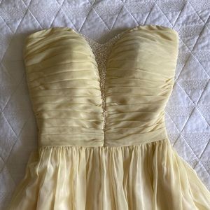 Yellow Chiffon Gown